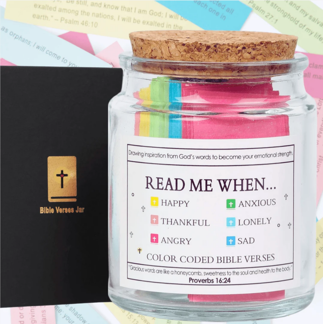 Bible Verse Jar Devon, Bible Verse Label Jar Ornament