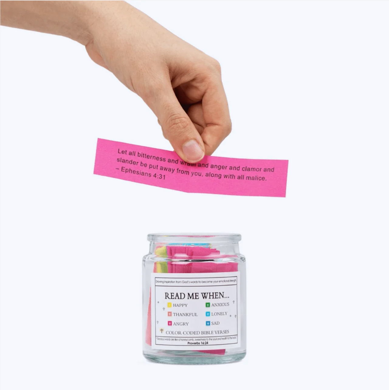 Bible Verse Jar Devon, Bible Verse Label Jar Ornament
